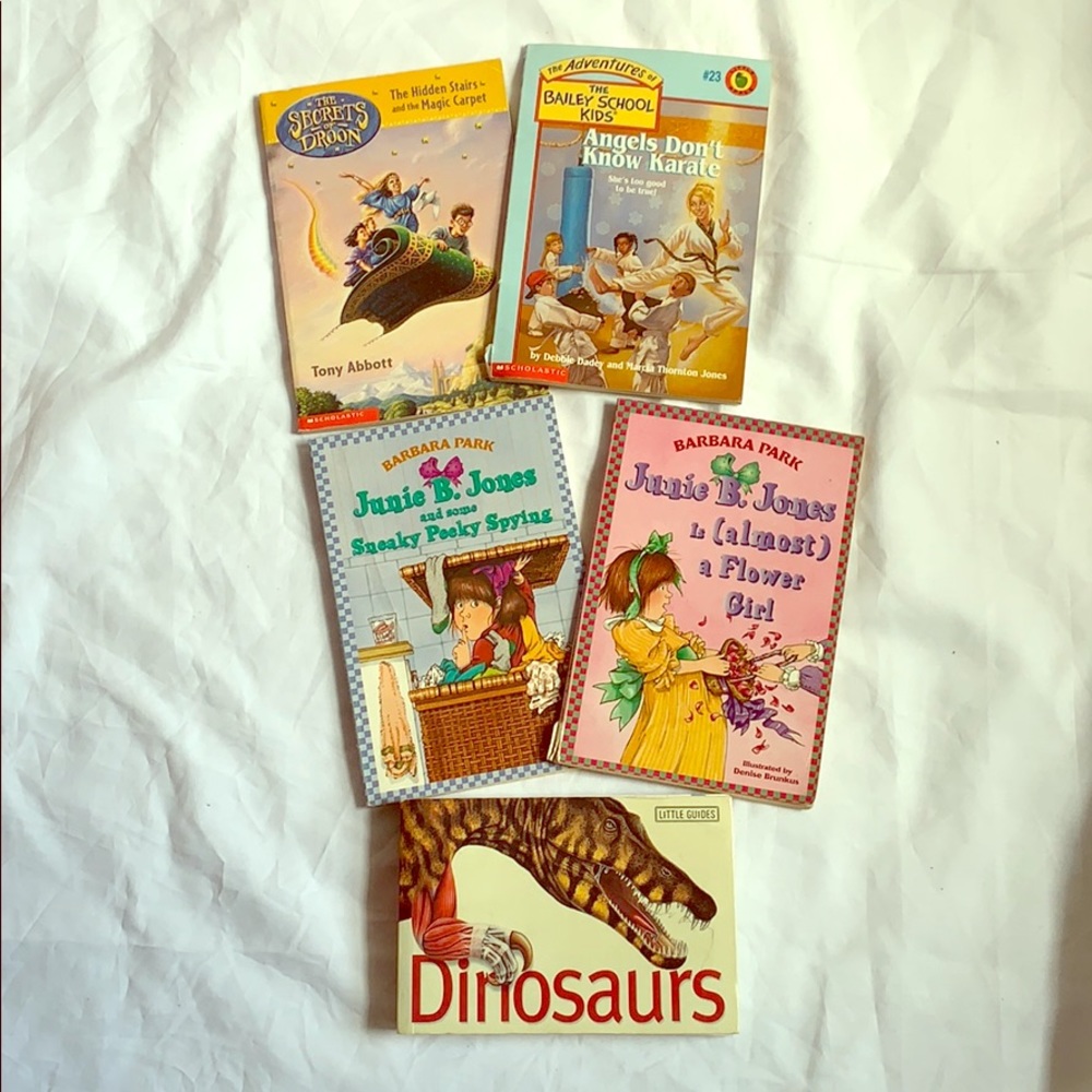 📚 Kids Books Bundle Dinosaurs Junie B Jones K-3rd